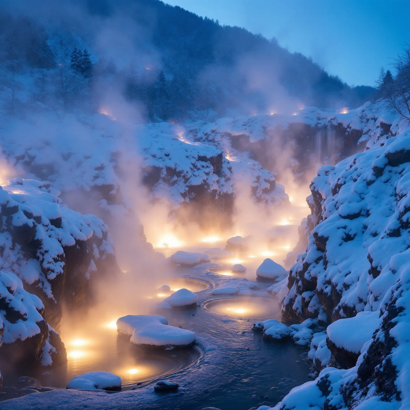 일본 겨울 온천 여행 추천지 BEST 5: 힐링과 풍경을 동시에 즐기기