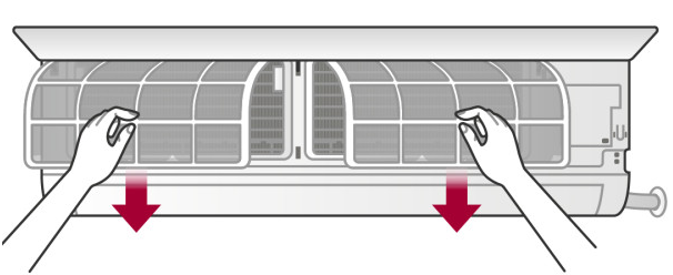 엘지 벽걸이 에어컨 청소 방법
