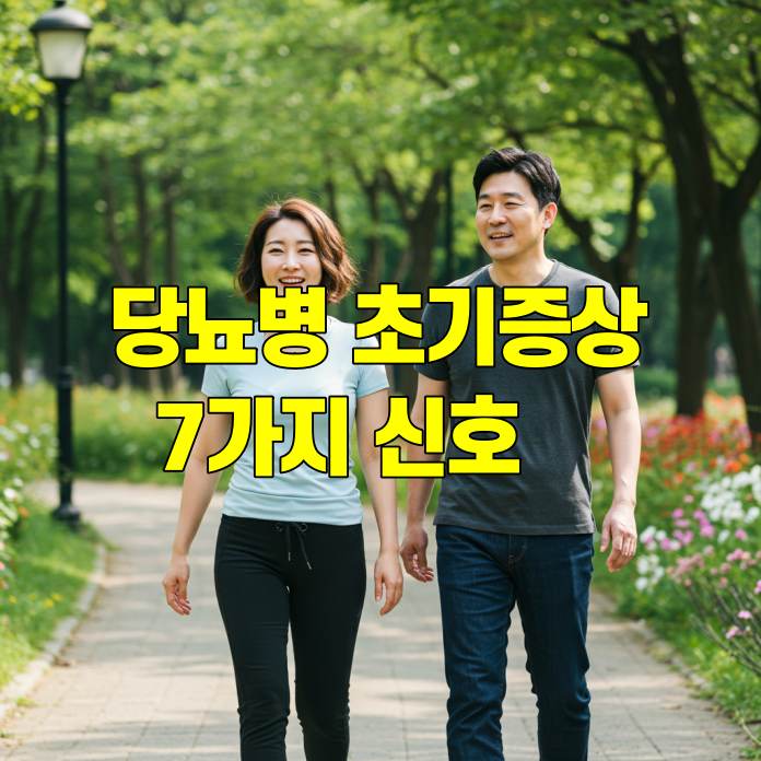 당뇨병 초기 증상, 무시하면 안 되는 7가지 신호