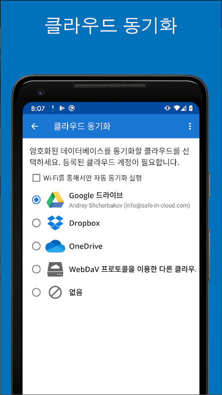 SafeInCloud, 비밀번호 관리자
