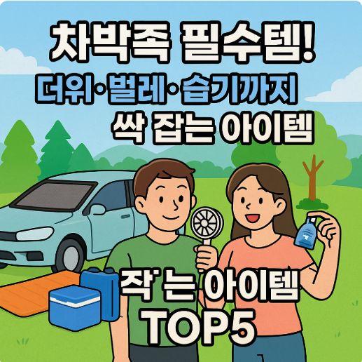 차박의 계절, 여름! 하지만 불청객도 많습니다
