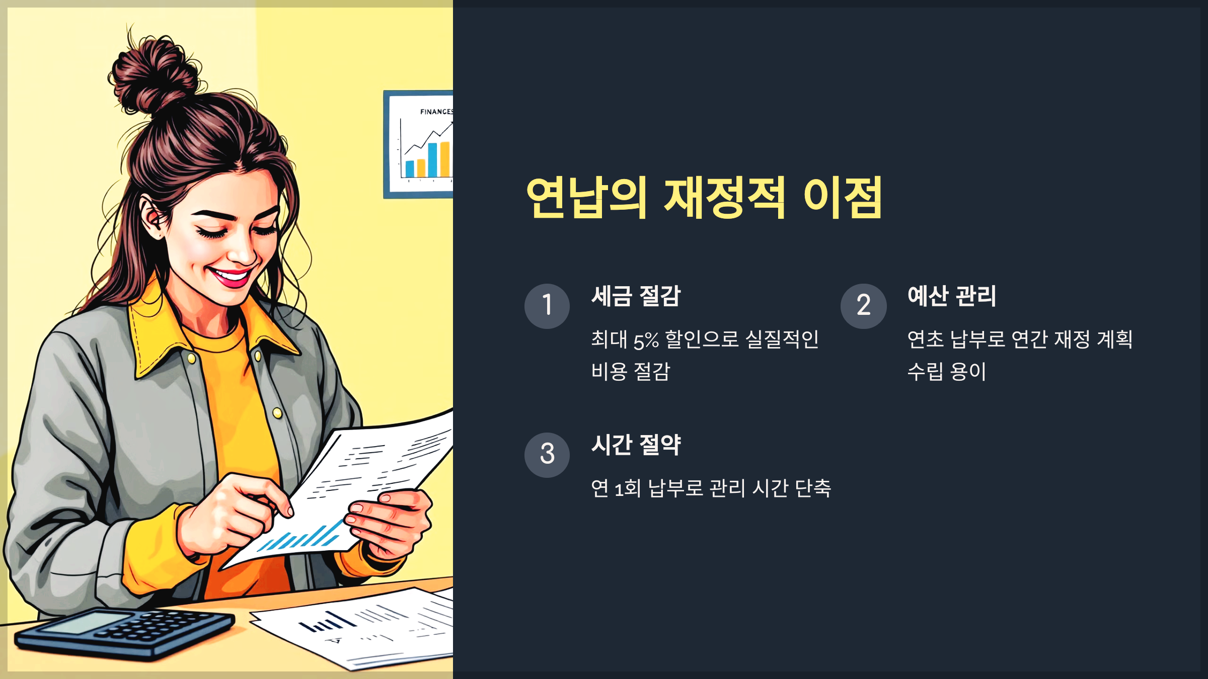 연납의 재정적 이점