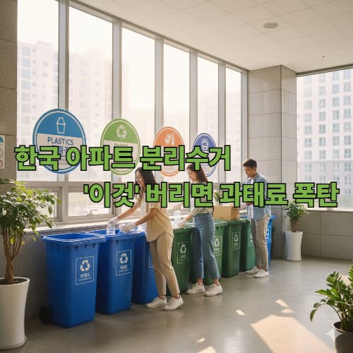 음식물 쓰레기 분류 기준과 과태료