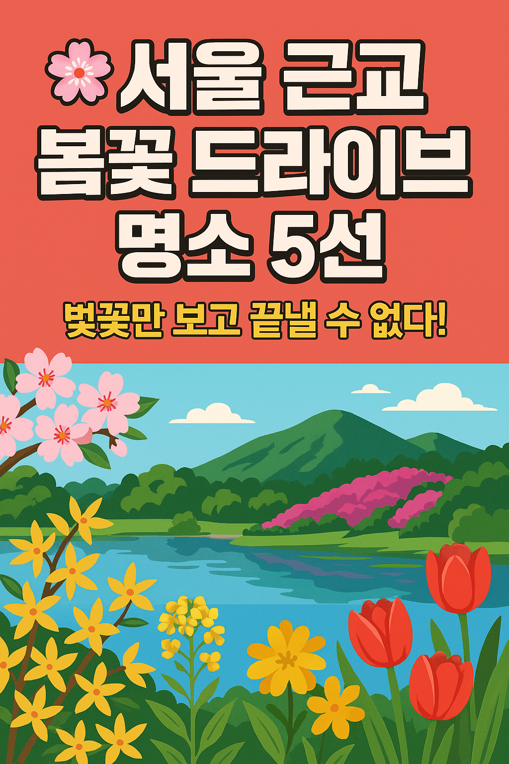 서울 근교 봄꽃 드라이브 명소 TOP5