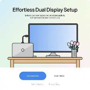 노트북 외부 모니터 연결 방법 이미지