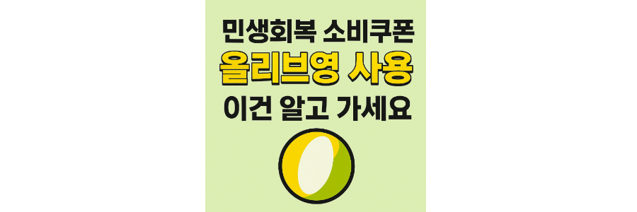 민생회복-소비쿠폰