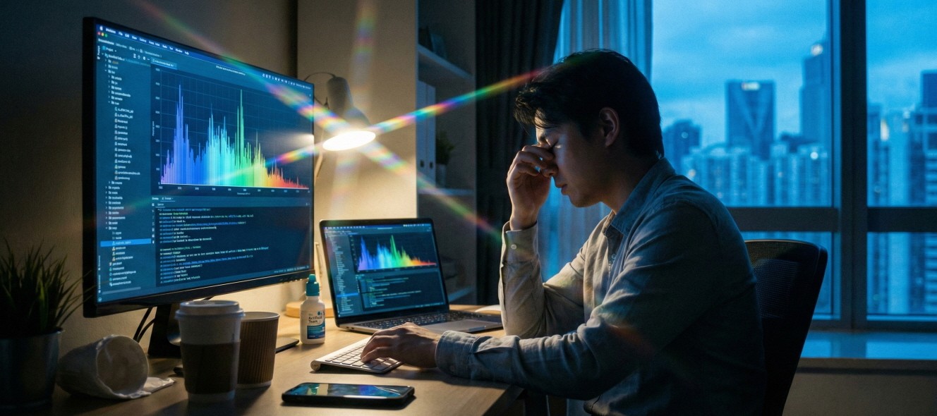 블루라이트 차단 눈 보호법