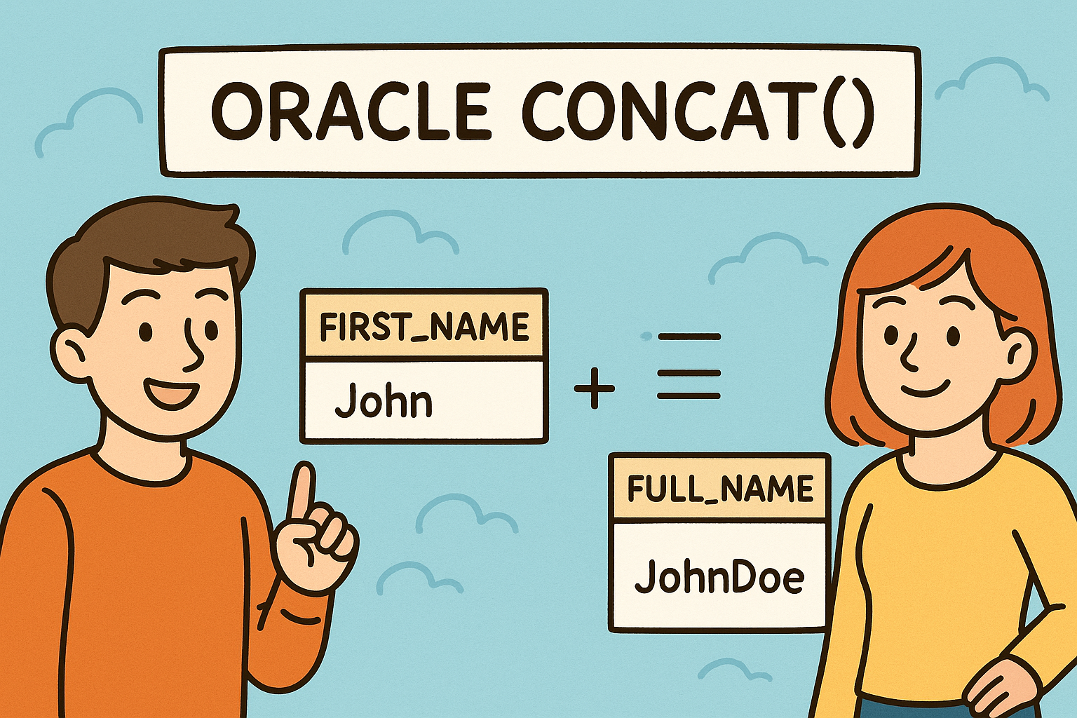 오라클 CONCAT() 함수로 텍스트 데이터 처리하는 법