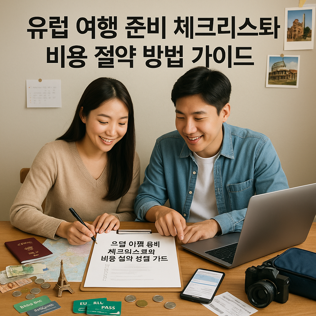유럽 여행 준비 체크리스트와 비용 절약 방법 가이드