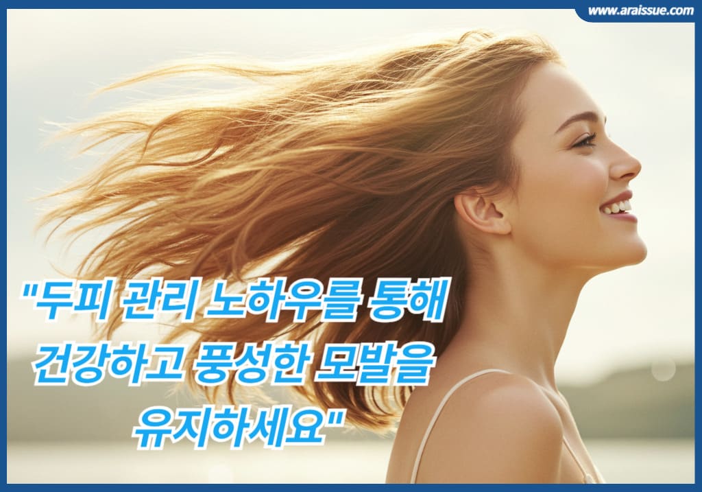 두피 관리 노하우를 통해 건강하고 풍성한 모발을 유지하세요.