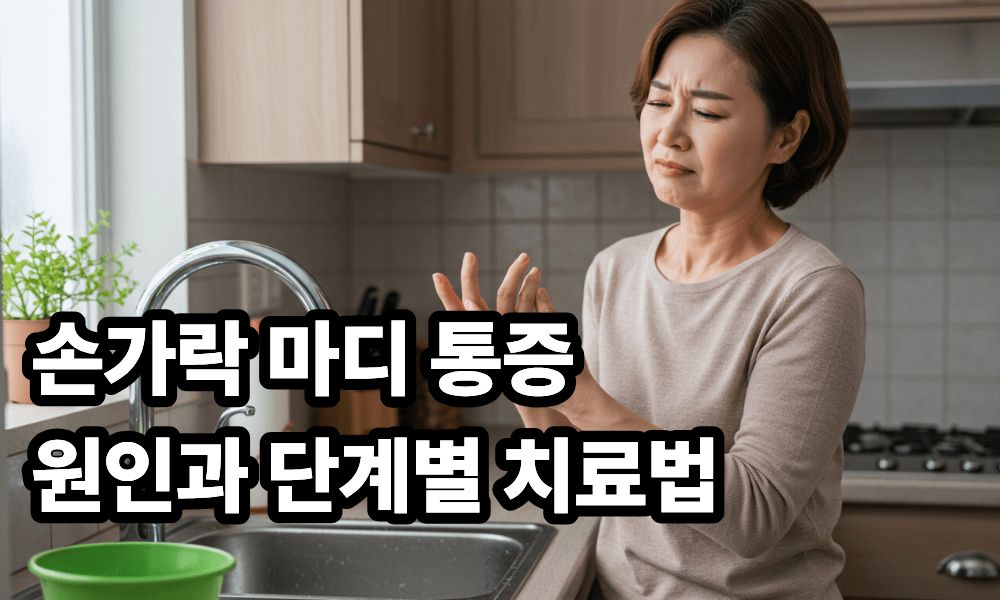 손가락 마디 통증 사진 1