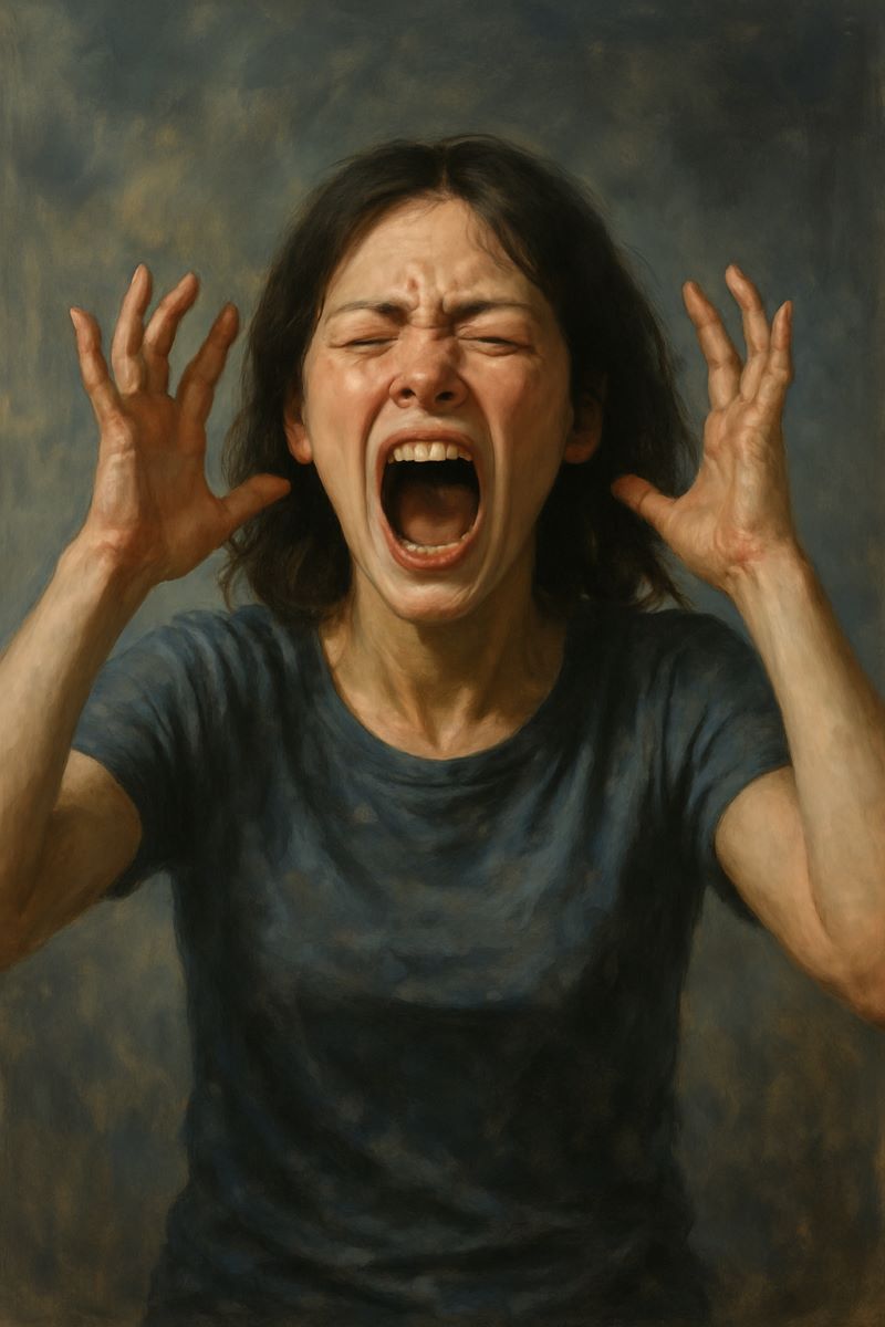 답답해서 소리 지르는 꿈 – 억제된 표현