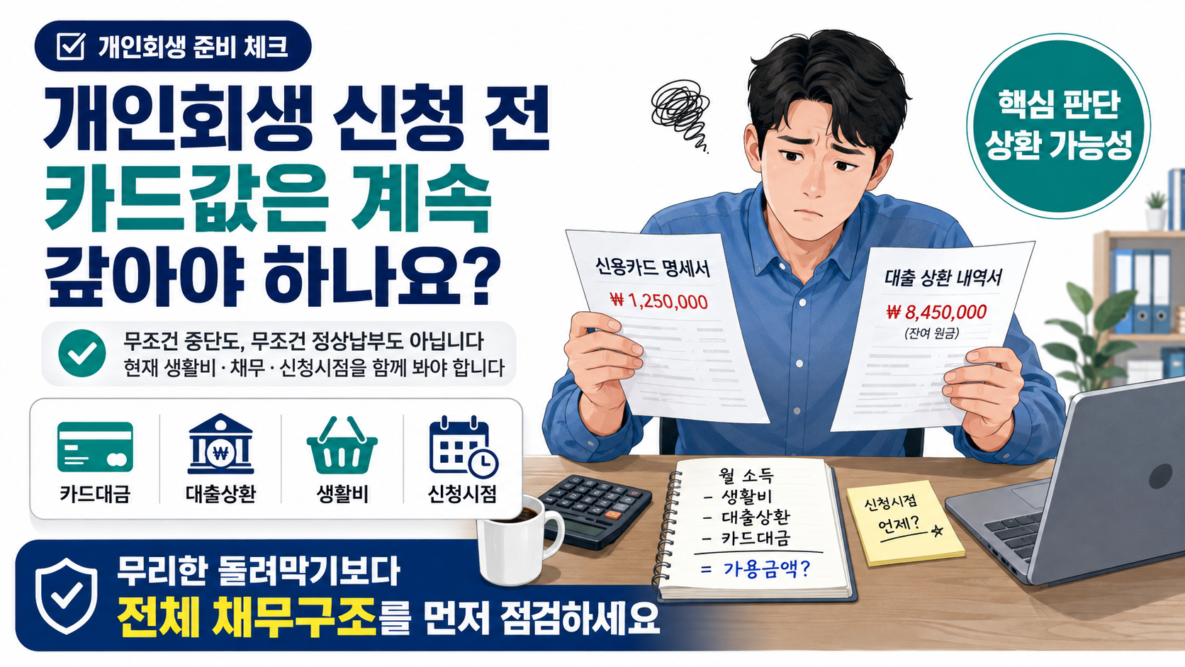 개인회생 신청 전
