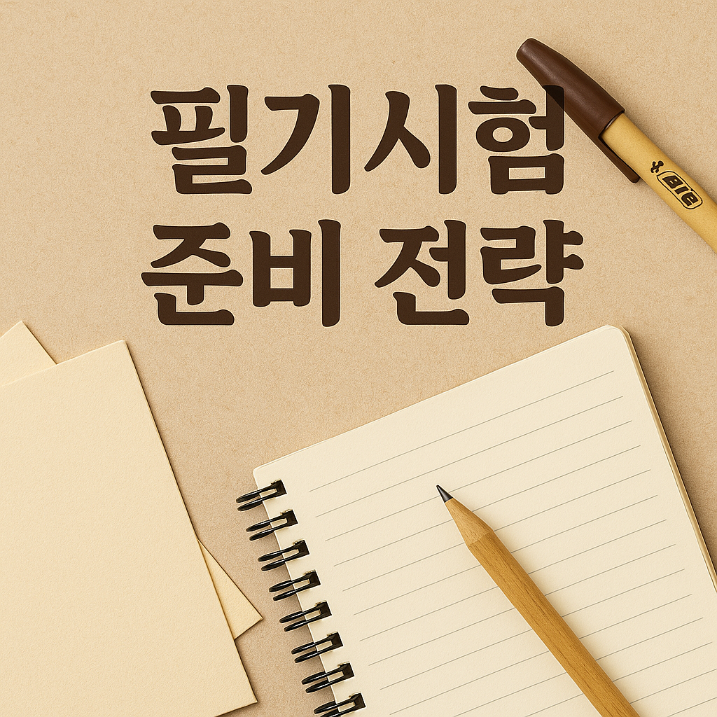 한식조리기능사 필기시험 준비 전략