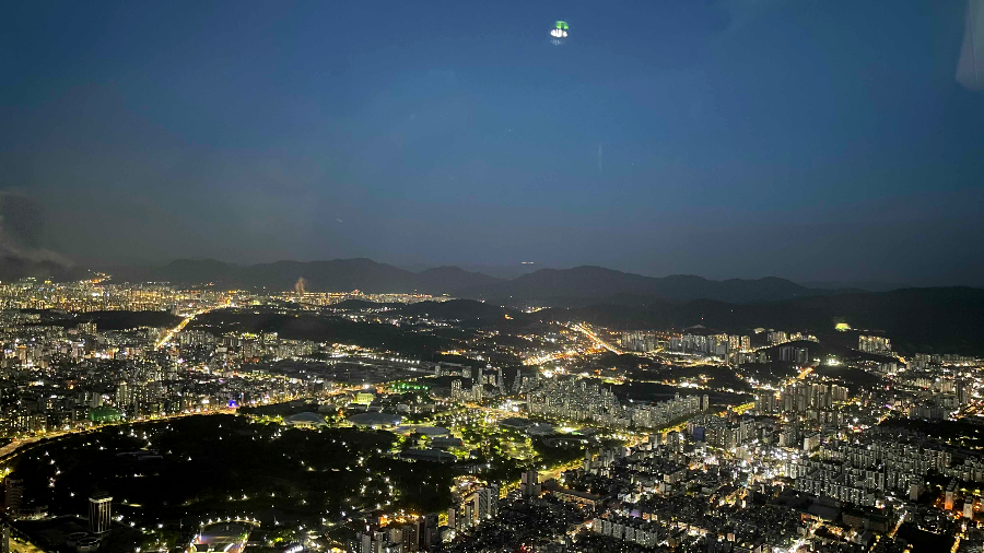 잠실 롯데월드 타워 서울 스카이 야경