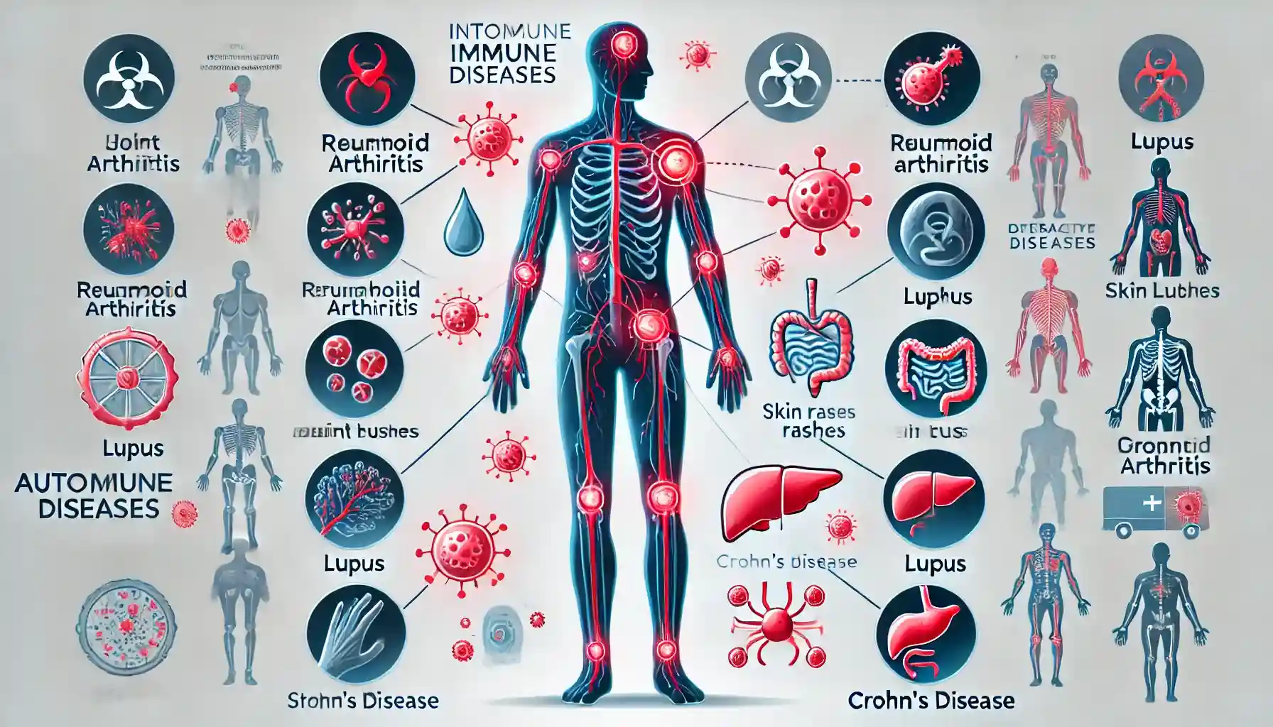 자가면역질환 관련이미지