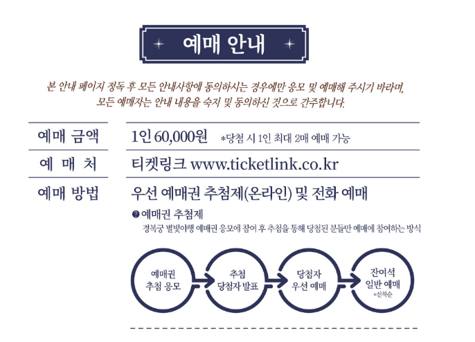 2025 경복궁 별빛야행 예매