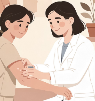 피부에 붉은 반점이 생기는 이유