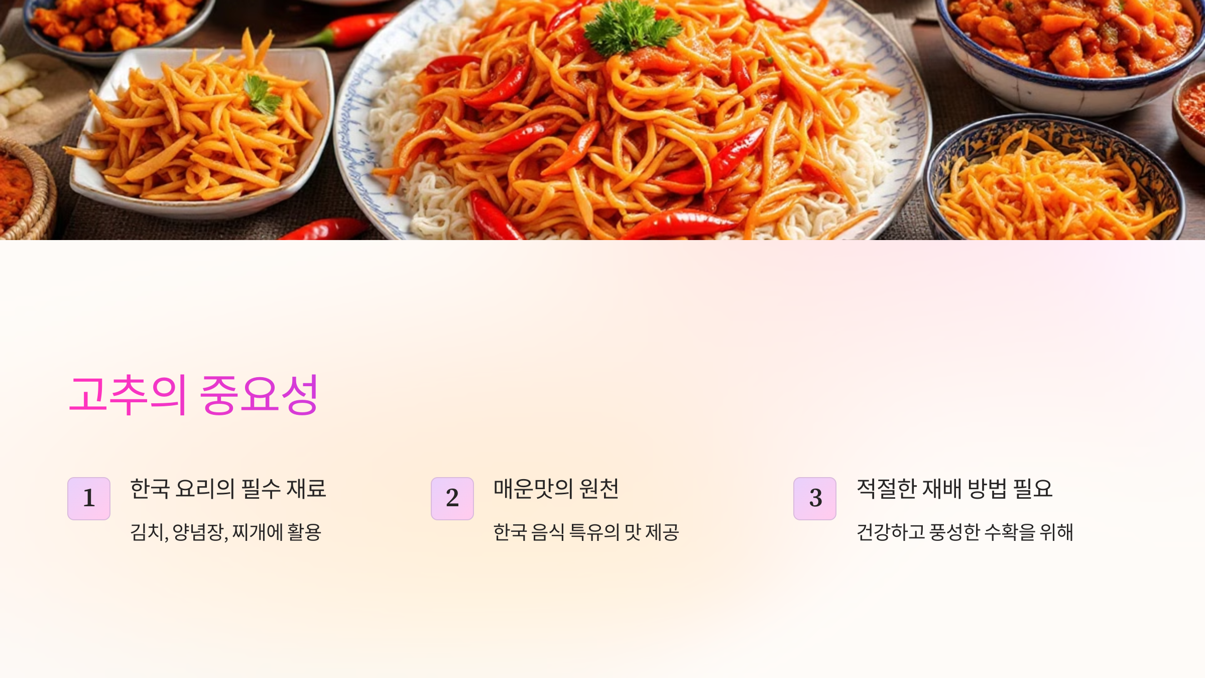 적절한 심는 시기와 재배 방법