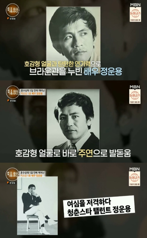 탤런트 정운용