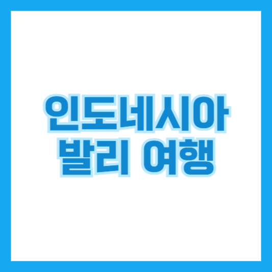 인도네시아 발리 여행