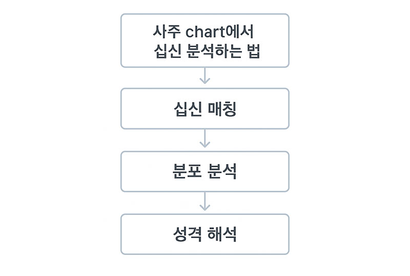 실제 사주를 통한 십신 분석 단계별 실습 가이드
