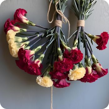 말린 카네이션 리스 만드는 법