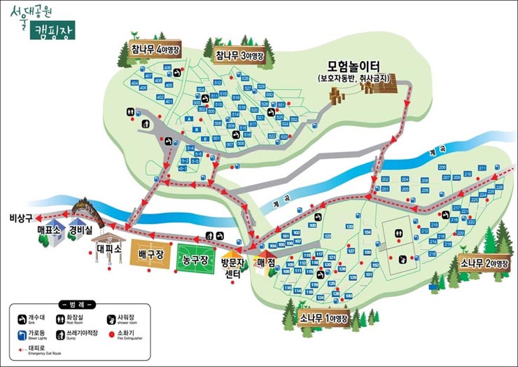 캠핑장안내도