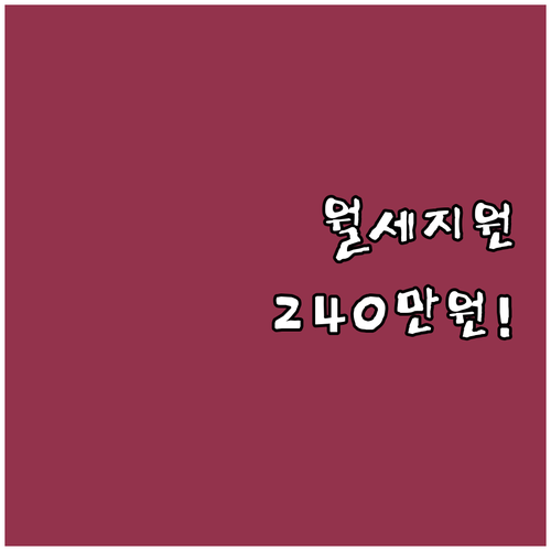 2025 경남 청년 월세 지원: 최대..