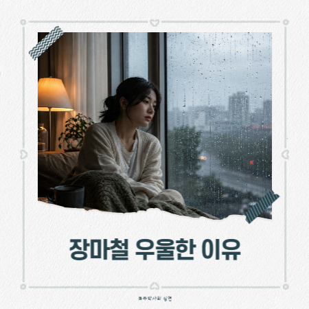 장마철이 되면 유독 우울해지는 이유