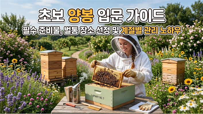 초보 양봉 입문 가이드 준비물부터 벌통 장소 선정까지 노하우