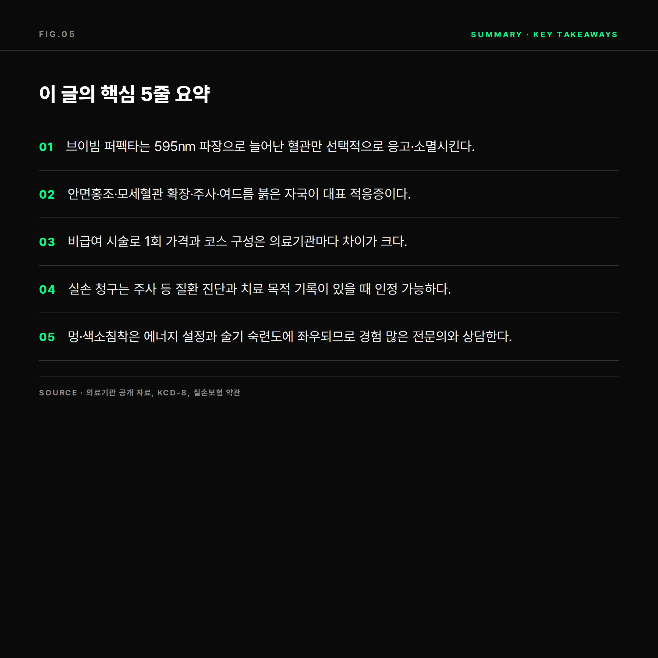브이빔 퍼펙타 가격과 실손 청구 핵심 요약 5줄
