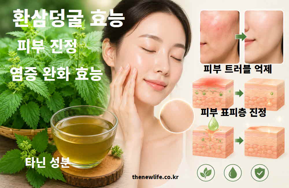 환삼덩굴 효능 피부 진정 염증 완화