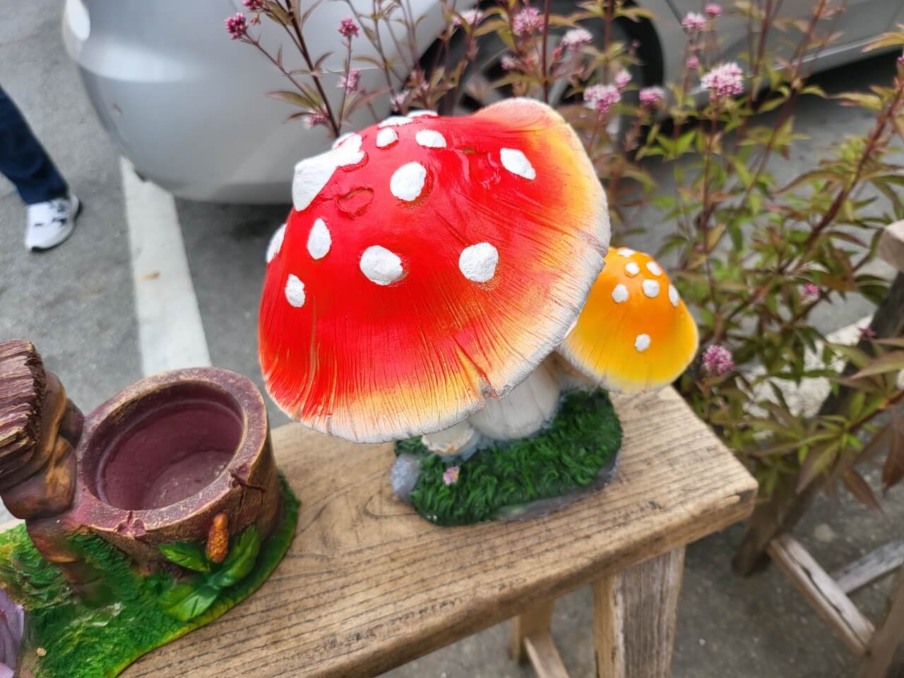 우리 둘째가 정말 눈여겨 보았던 버섯 공예품