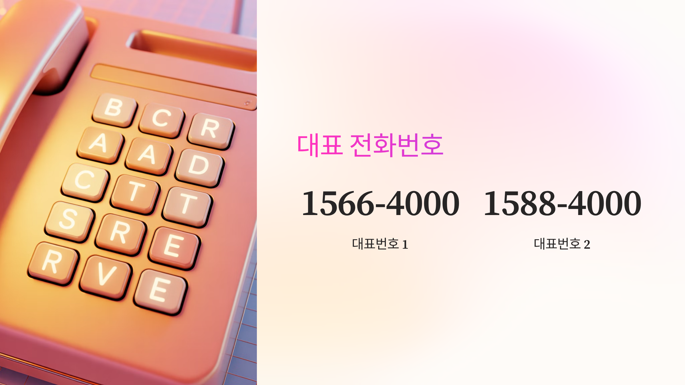 대표전화번호