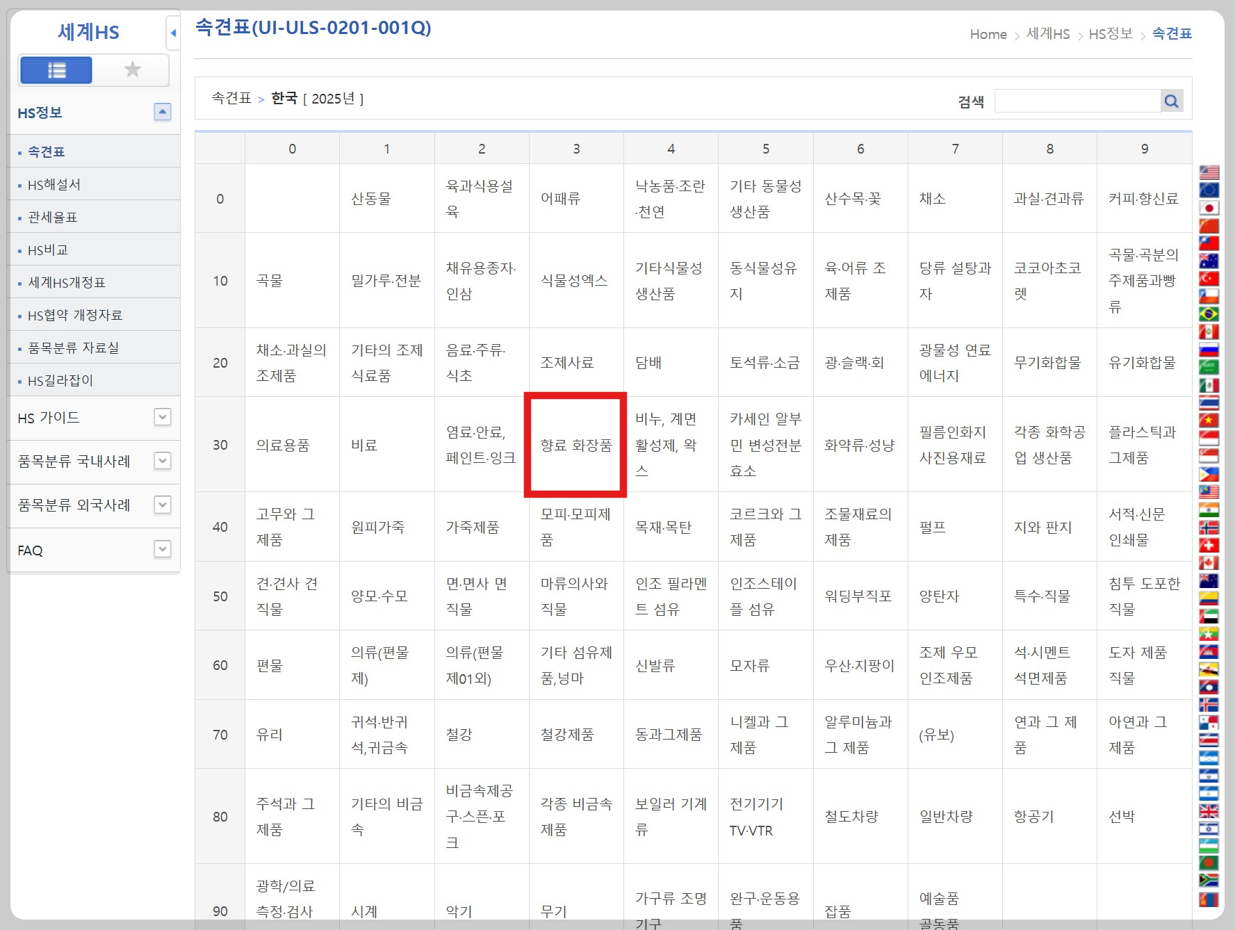 HS 코드 조회 방법 검색 HS CODE 확인 관세율 찾기