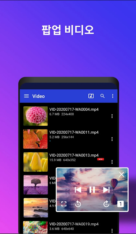 모든 형식의 비디오 플레이어
