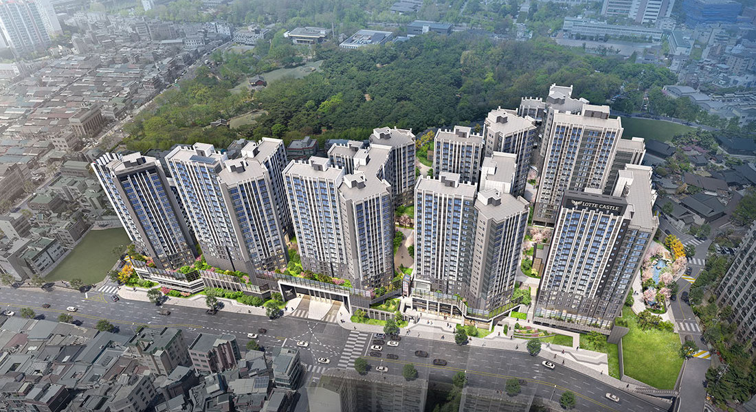 청량리 롯데캐슬 하이루체 전경