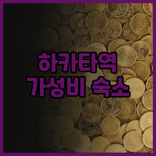 하카타역 도보 10분! 호텔 하카타 ..