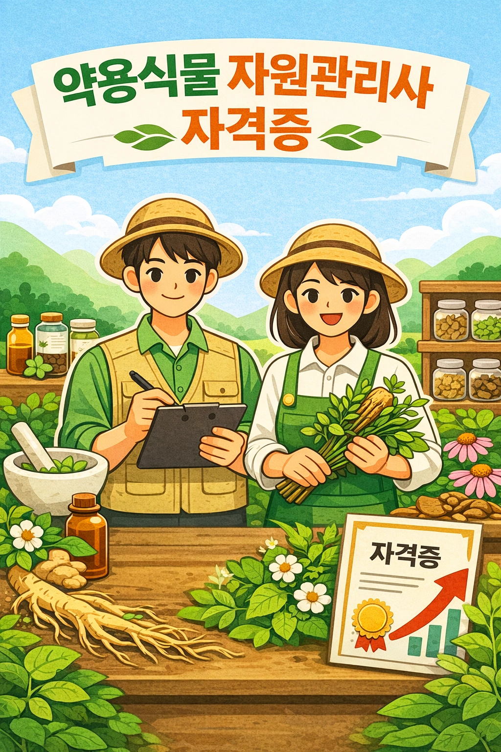 약용식물 자원관리사 자격증 취득 방법 총정리🌿｜단기 합격 전략까지 한 번에