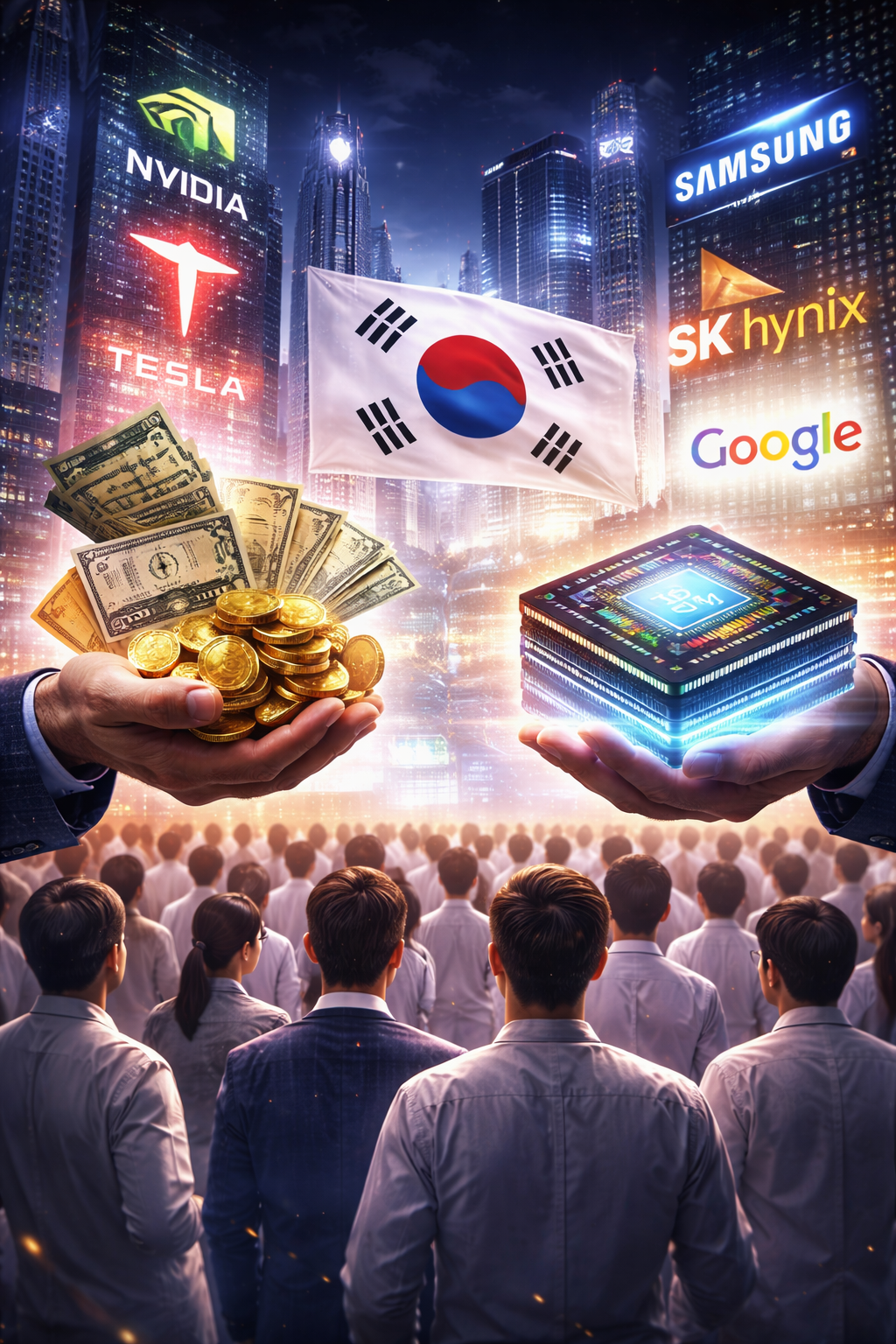 HBM 인재 전쟁 본격화: 테슬라·엔비디아 연봉 3.8억 제시, 삼성전자·SK하이닉스 비상