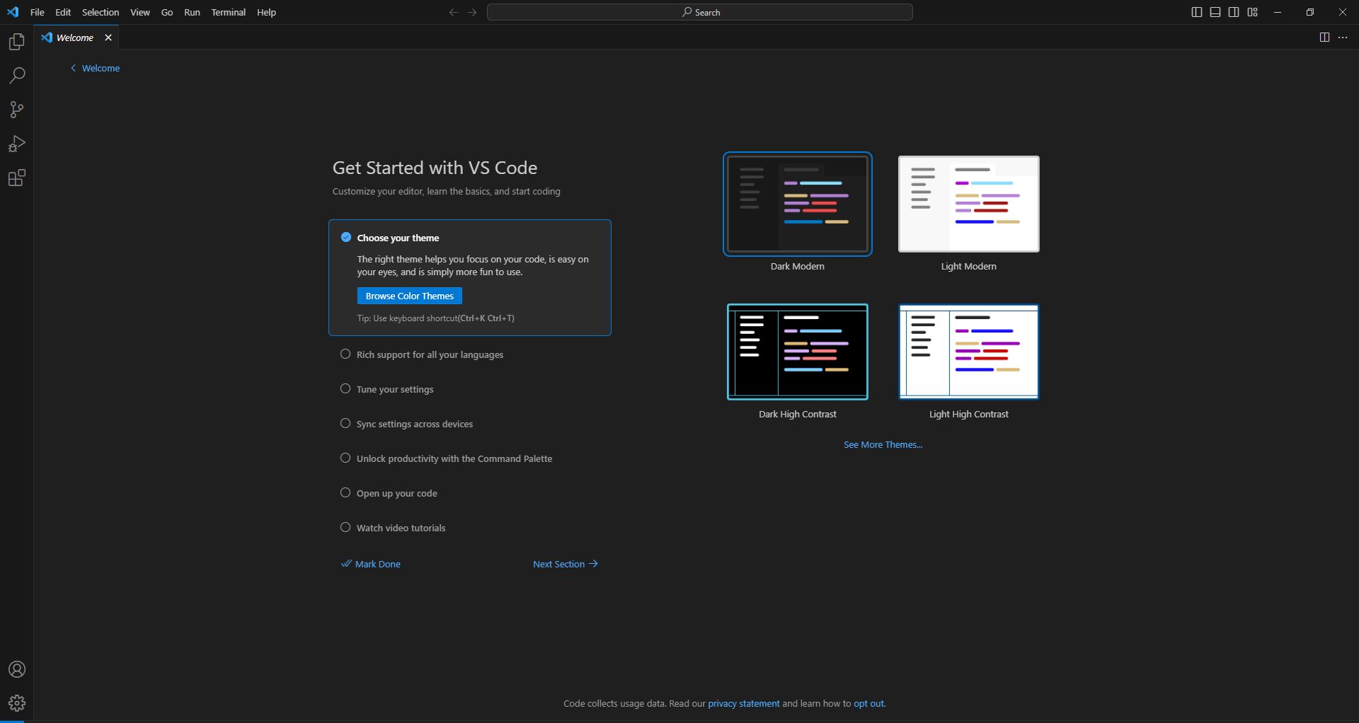 vscode 테마