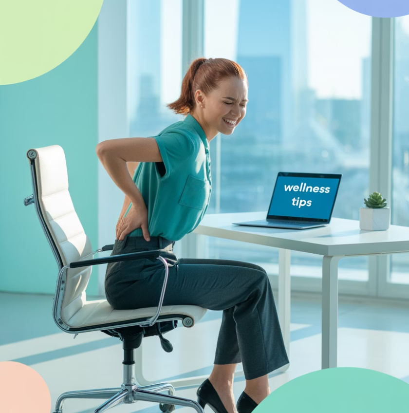 직장인 허리통증 대표 이미지