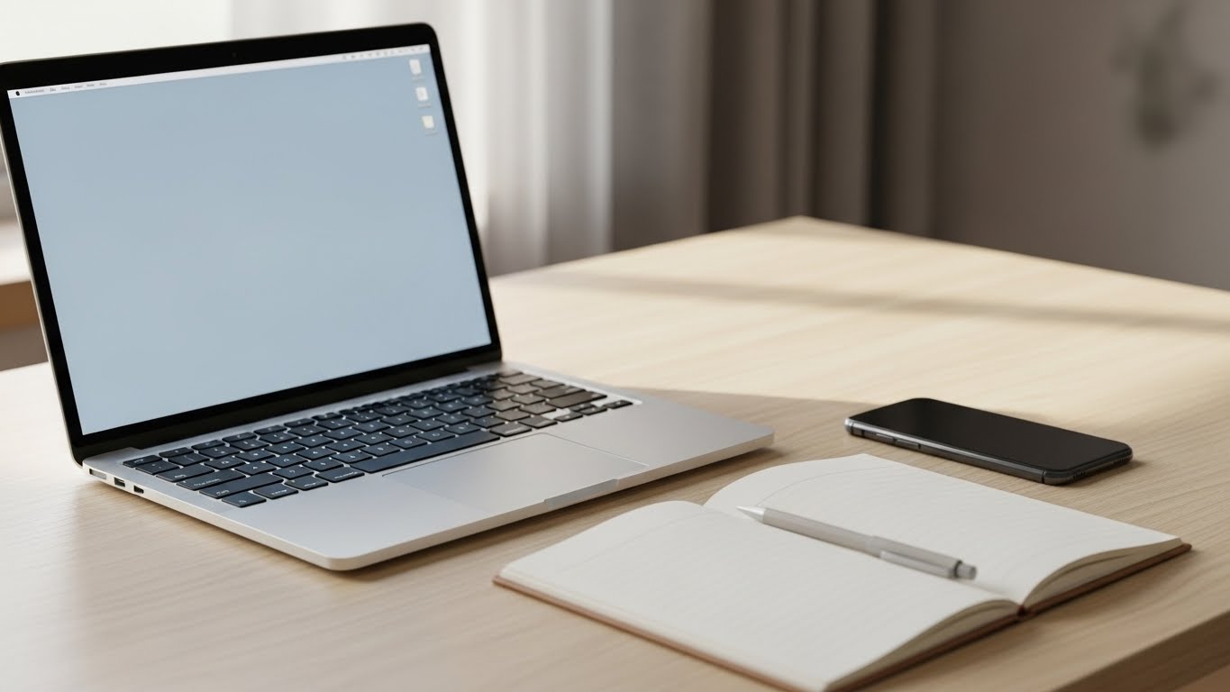 디지털 생활을 정리하고 관리하기 위한 깔끔한 작업 환경