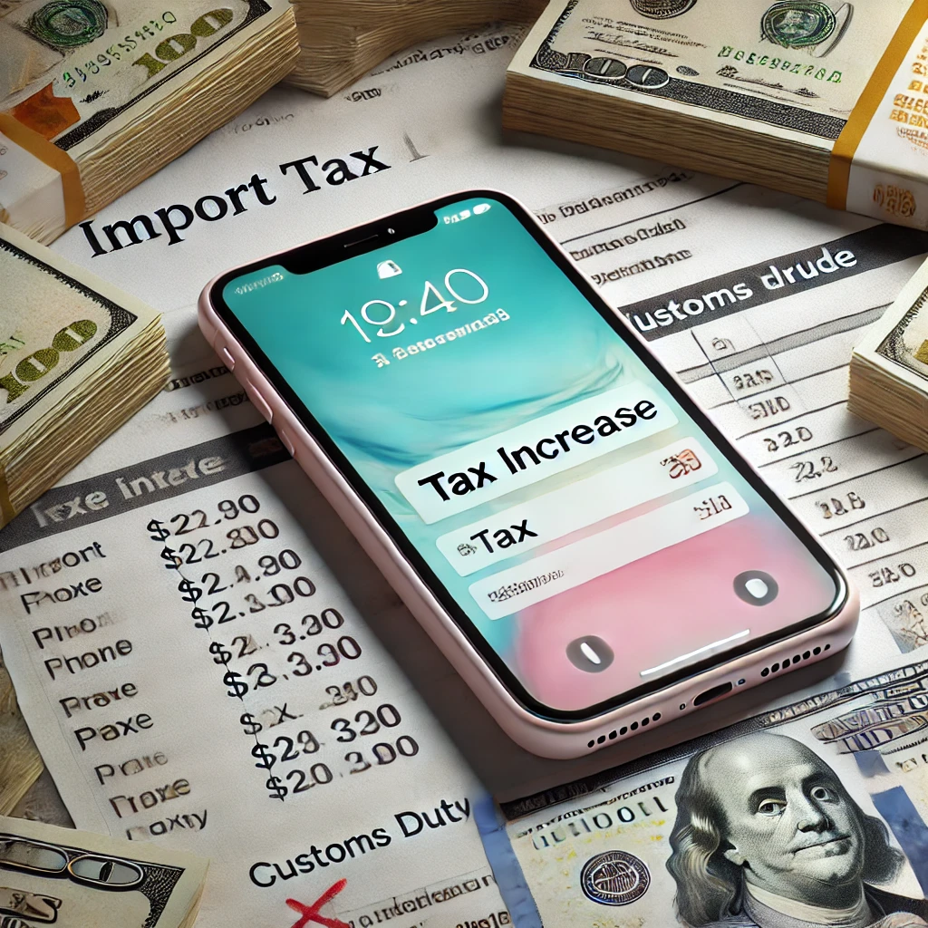 속보! 아이폰 관세 인상 관련 이미지