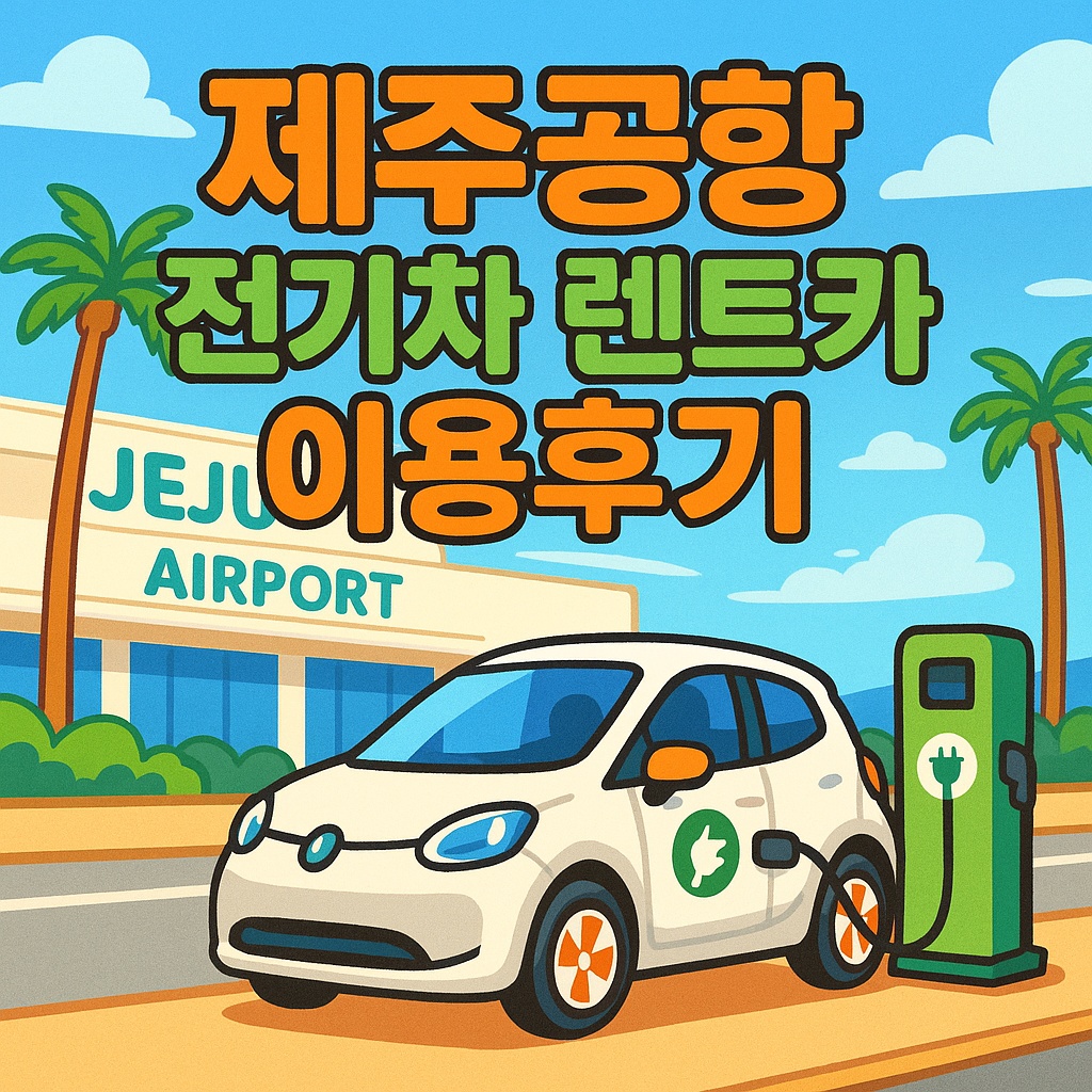 제주공항 전기차 렌트카 이용후기