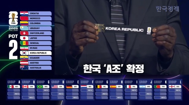 2026 북중미 월드컵 조편성·조추첨 결과