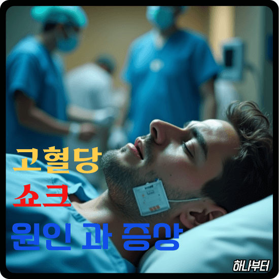 고혈당쇼크로 응급실에 입원