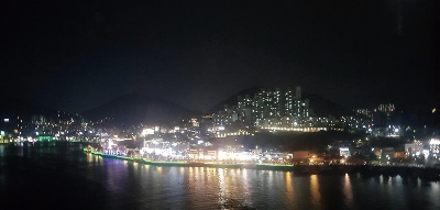 미남크루즈에서 바라본 이순신광장
