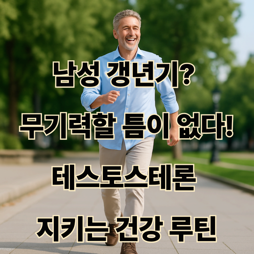 갱년기 남성의 증상과 대처법, 꼭 챙겨야 할 영양소 5가지